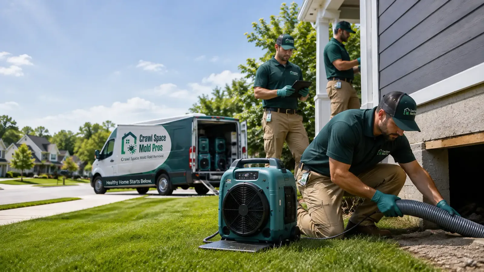 Crawl Space Mold Removal in Harrisburg, SD